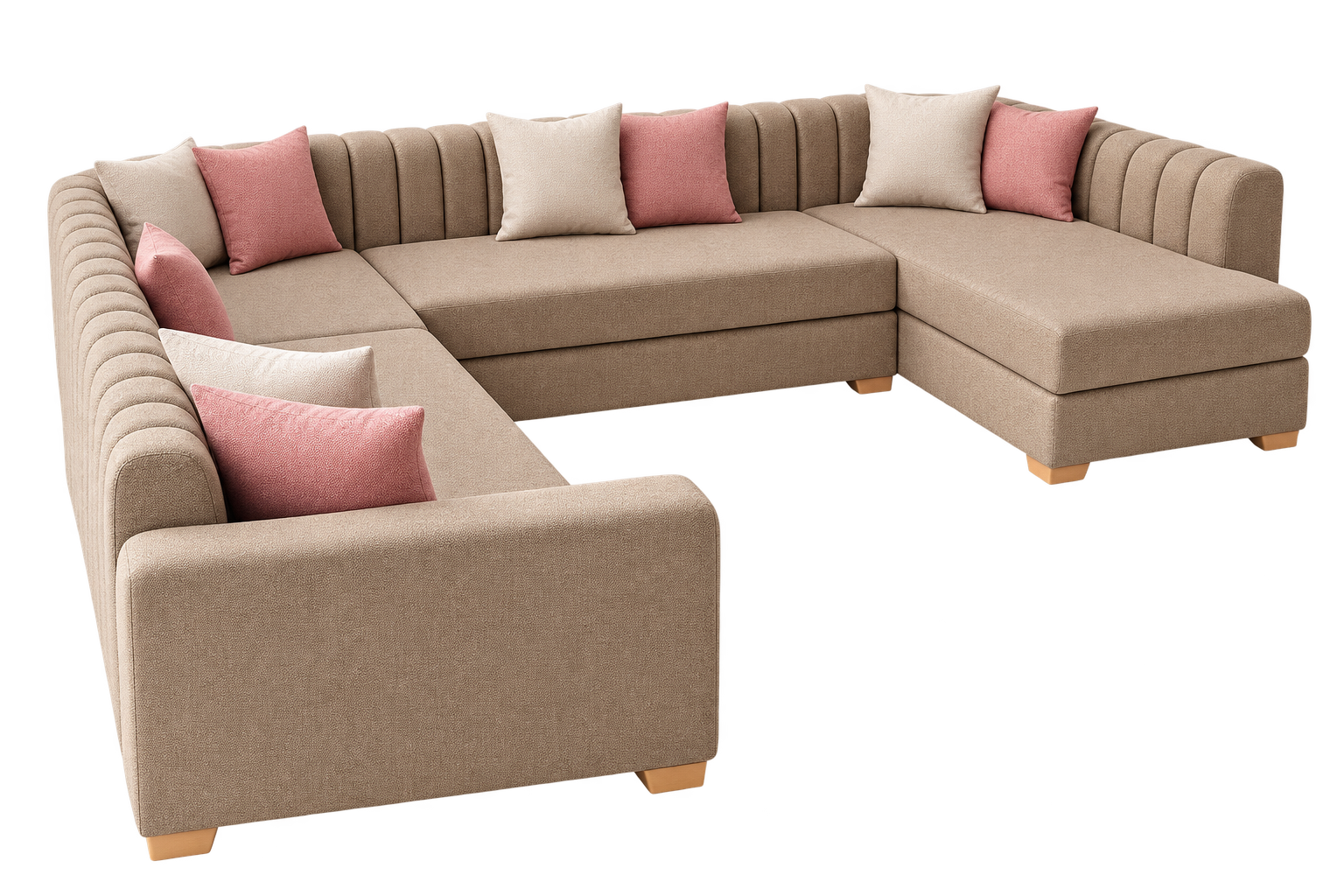 Soft Curve U-Shaped Salon