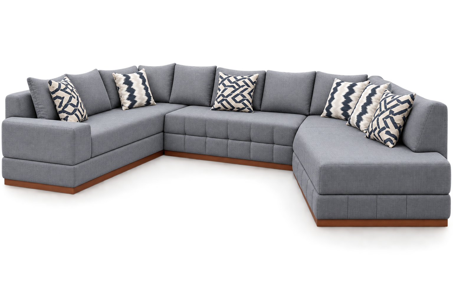 Modern Gray Corner Salon