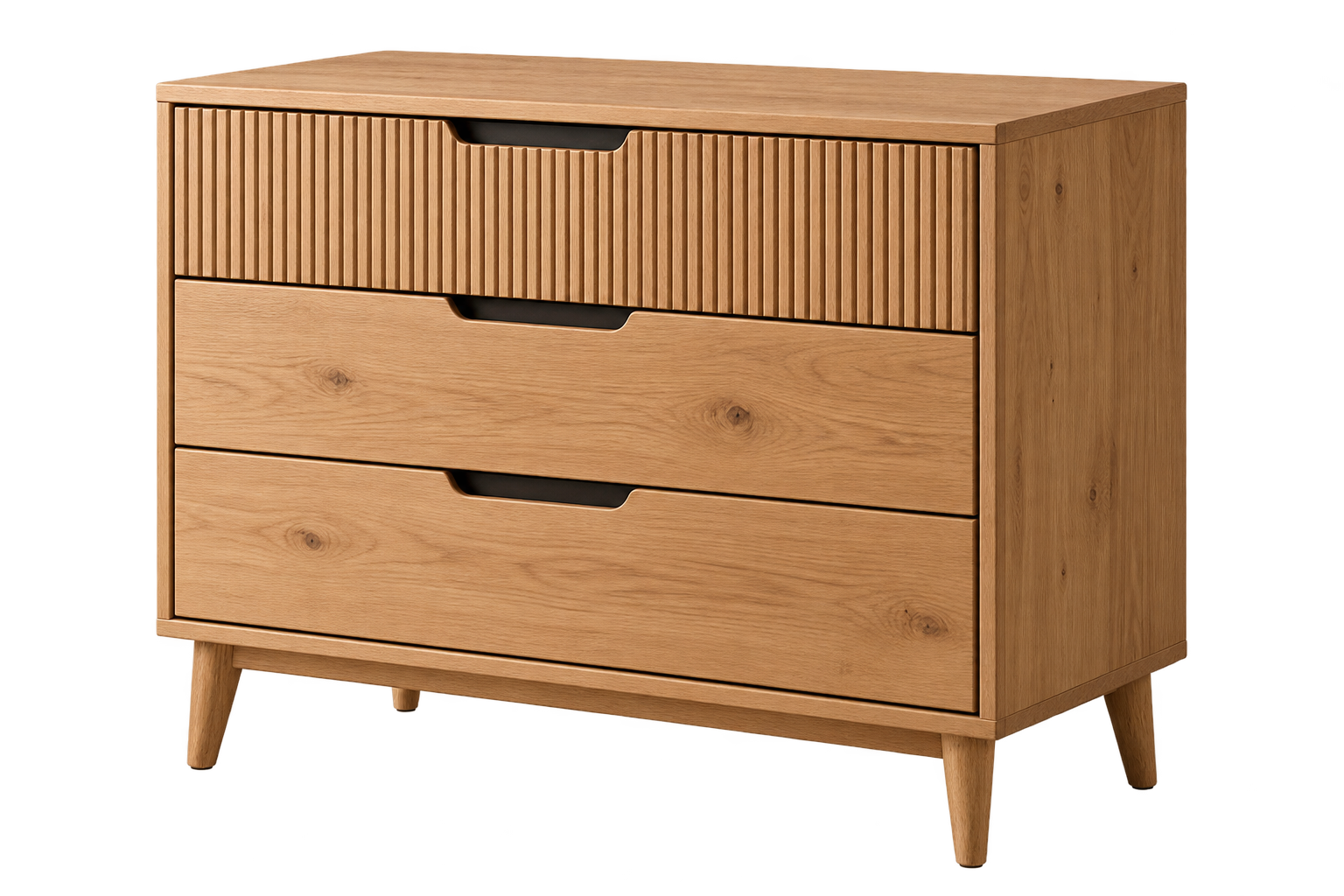 Natural Oak 3-Drawer Chest of Drawers