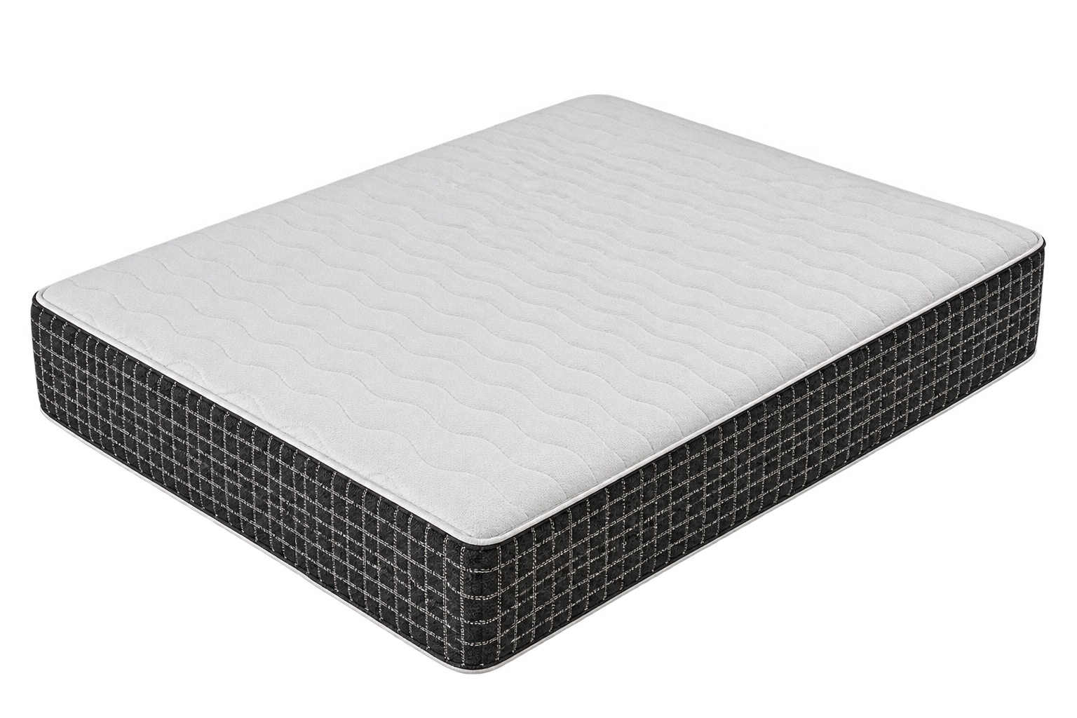 White & Black Single Mattress