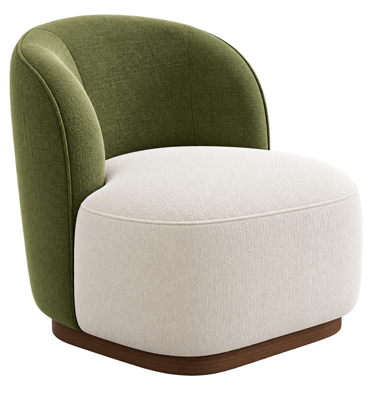 Olivia Curve Accent Chair