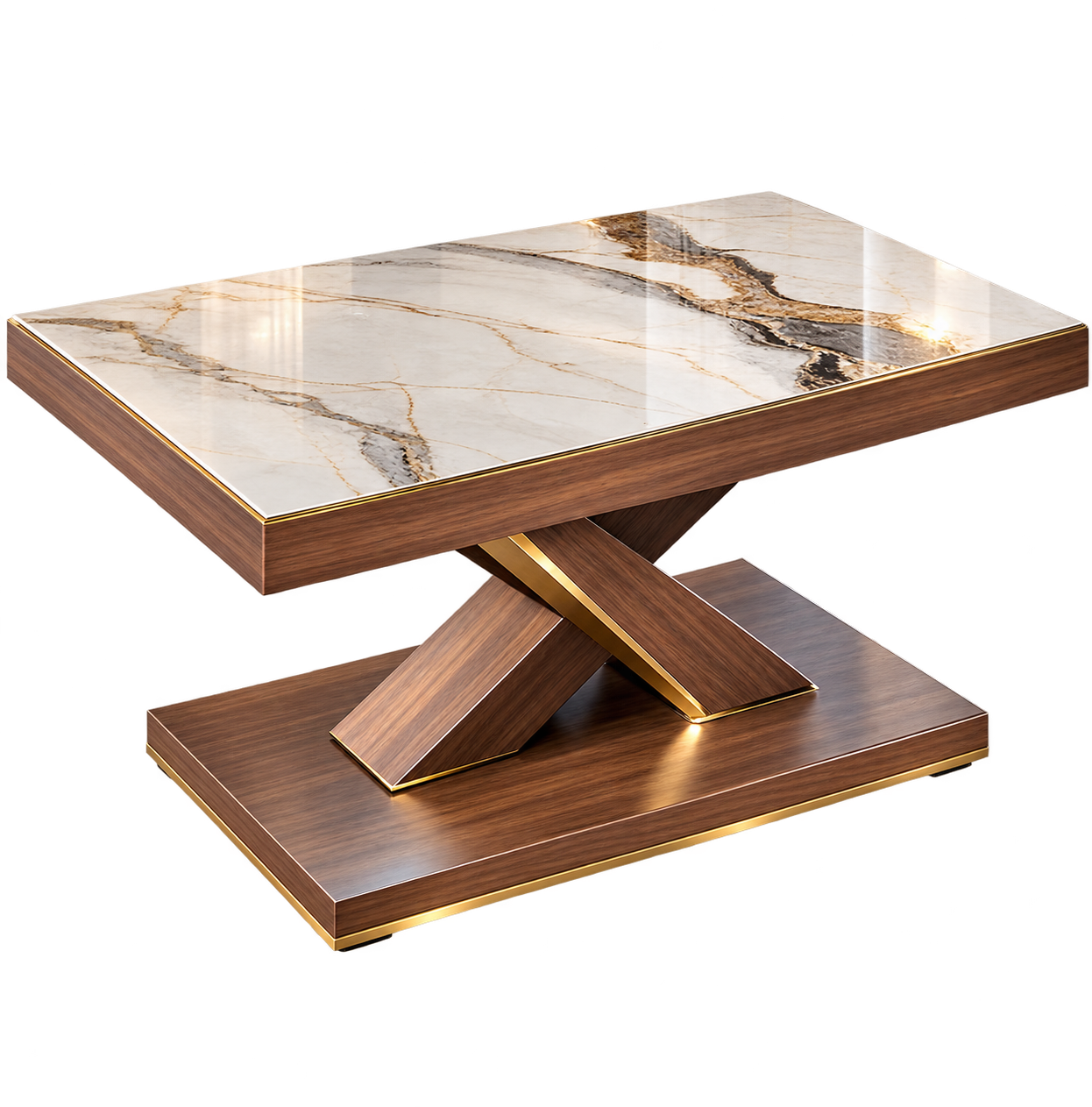 Regal Luxe Marble Coffee Table
